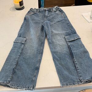 Kid’s Cargo Casual Denim Jeans